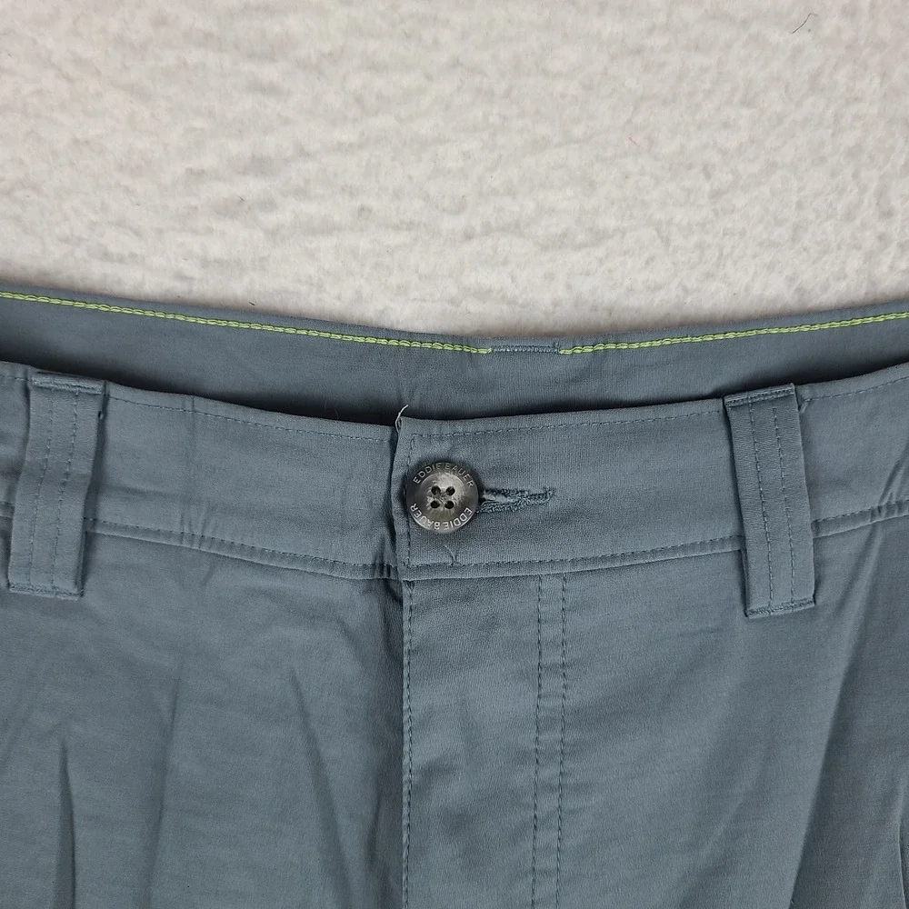 Eddie Bauer Shorts Mens 38 Green-ish Gray 10